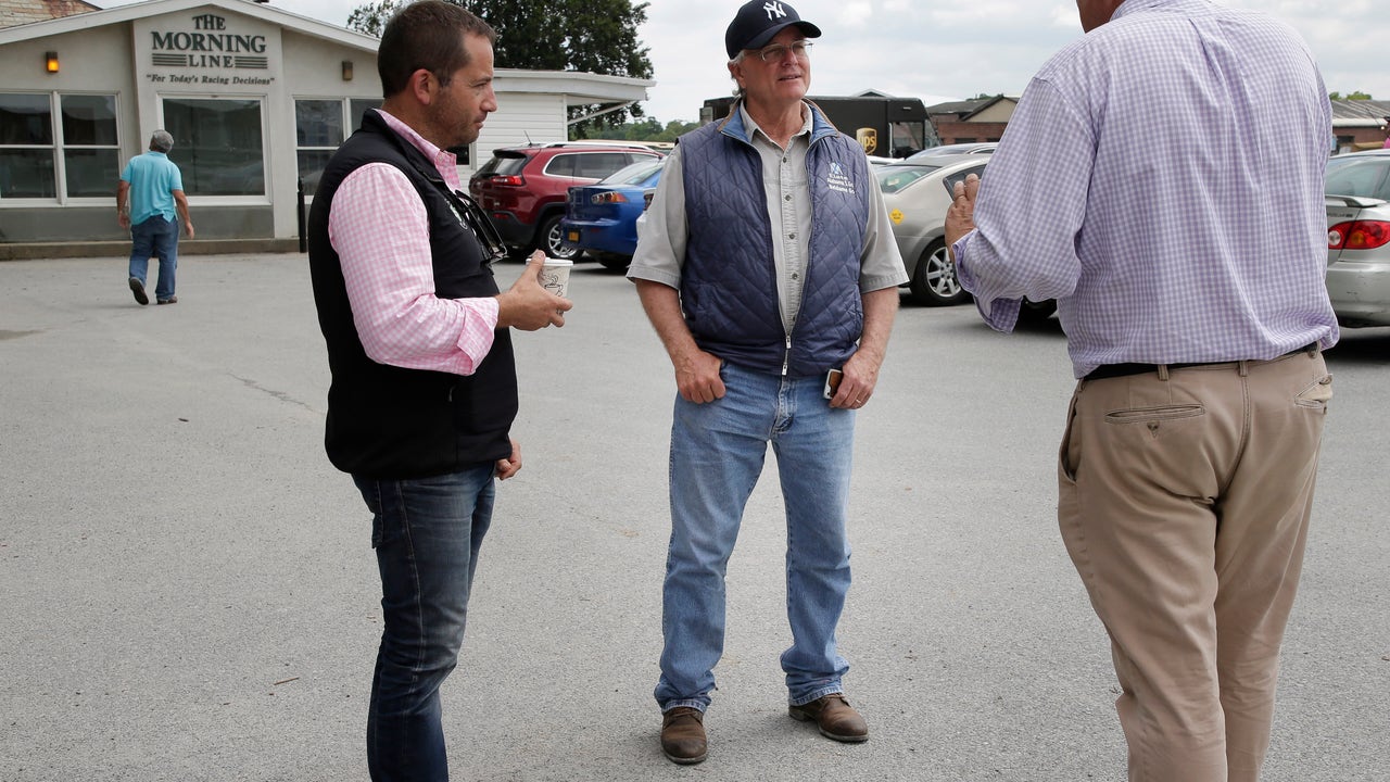 Trainer Bill Mott trying to win Belmont, and without mayhem